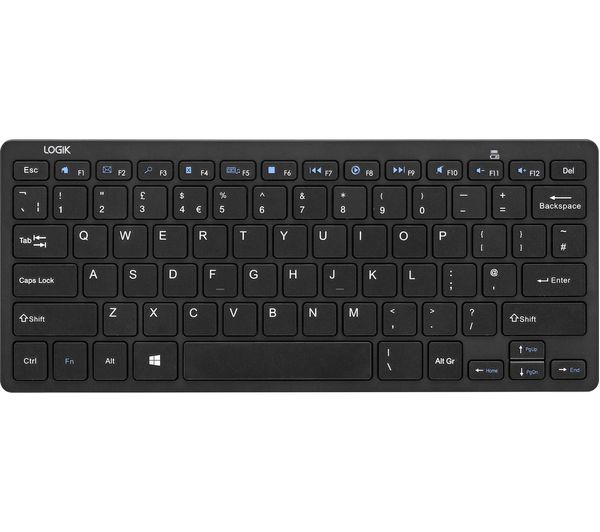 Logik Lcmmkb23 Wireless Keyboard Black