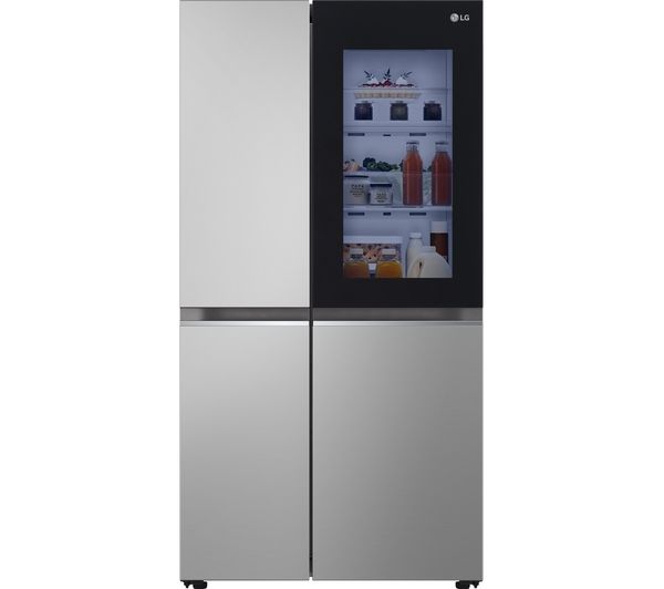 Image of LG InstaView GSVV80PYLL American-Style Smart Fridge Freezer - Grey