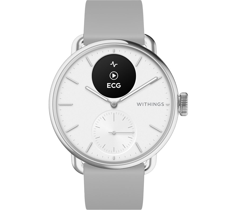 ScanWatch 2 Hybrid Smart Watch - White, 38 mm