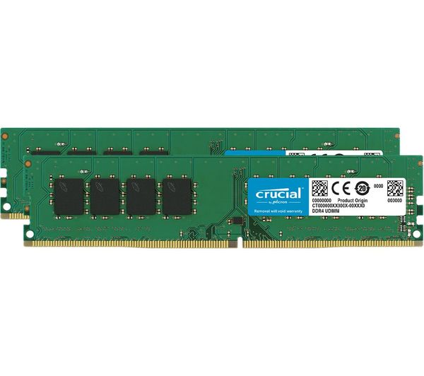 Image of CRUCIAL DDR4 3200 MHz PC RAM - 8 GB x 2