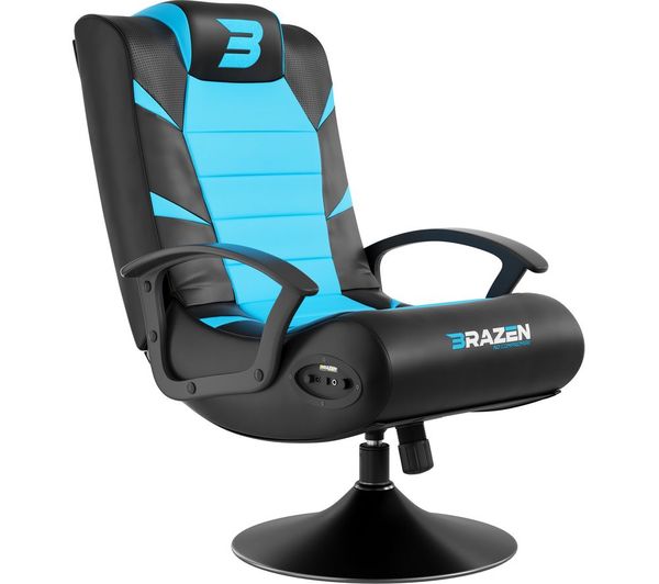 Brazen Pride 21 Wireless Bluetooth Gaming Chair Black Blue
