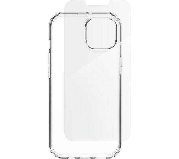 ZAGG Defence iPhone 16e / 14 / 13 Clear Case & Screen Protector Bundle