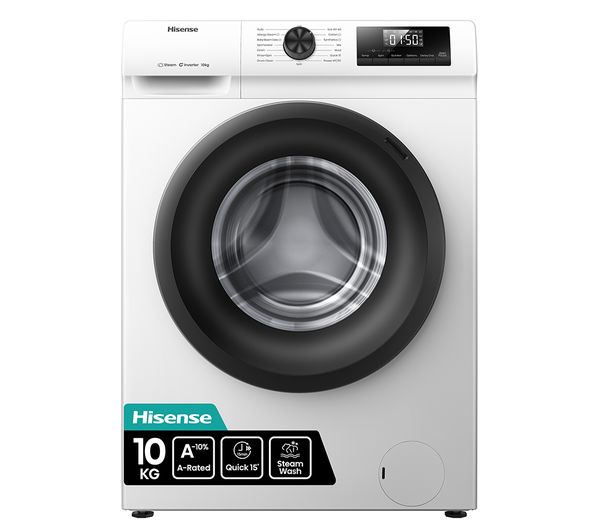 Hisense 1 Series Wf1q1041bw 10 Kg 1400 Spin Washing Machine White