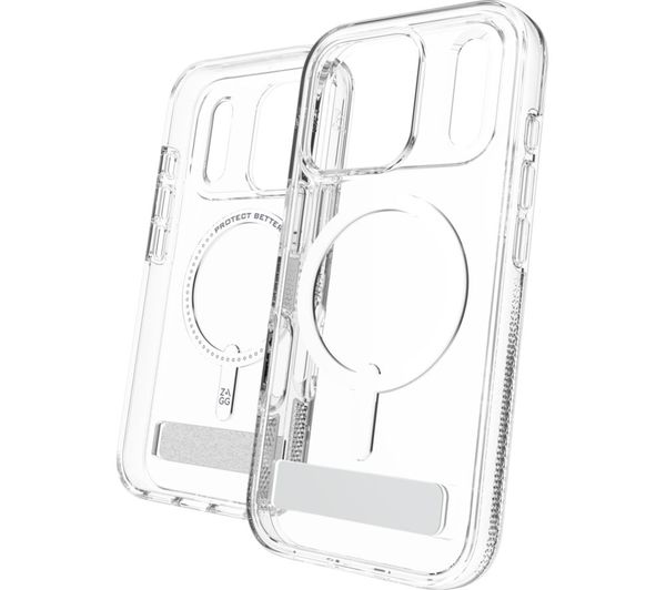 ZAGG Crystal Palace Snap Kickstand iPhone 17 Pro Case - Clear