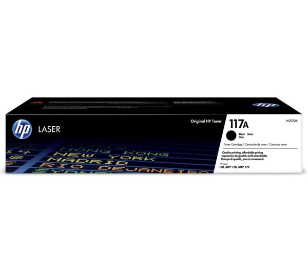 An image of HP 117A Black Toner Cartridge