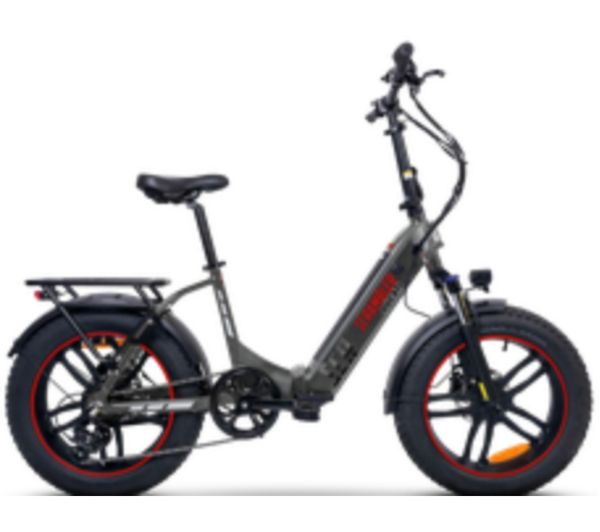 An image of SCRAMBLER Twister Electric Folding Bike - Blue