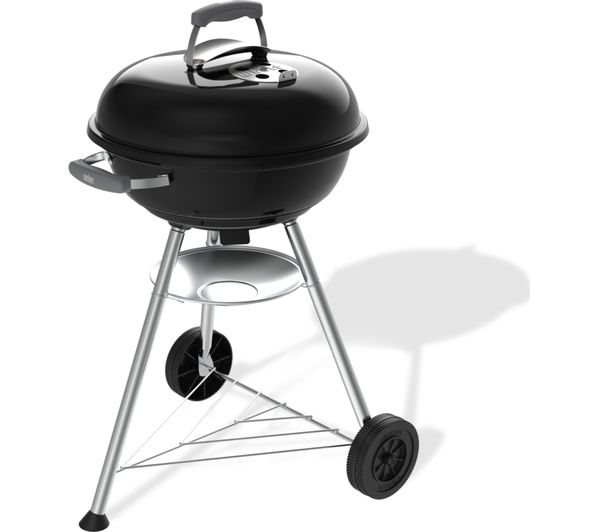 WEBER Compact 47 cm Portable Kettle Charcoal BBQ - Black