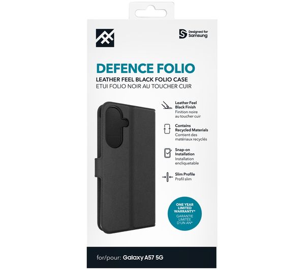 ZAGG Folio Samsung Galaxy A57 Case - Black