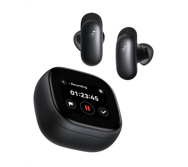 An image of SOUNDCORE Liberty 5 Pro Max Wireless Bluetooth Noise-Cancelling Earbuds - Black