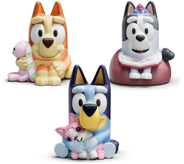 An image of TONIES Bluey Audio Figure Multipack - Bluey, Bingo, Muffin