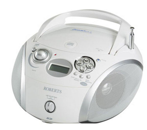 ZOOMBOX2 - ROBERTS ZoomBox 2 Portable DAB+ Radio - White & Silver - Currys  Business