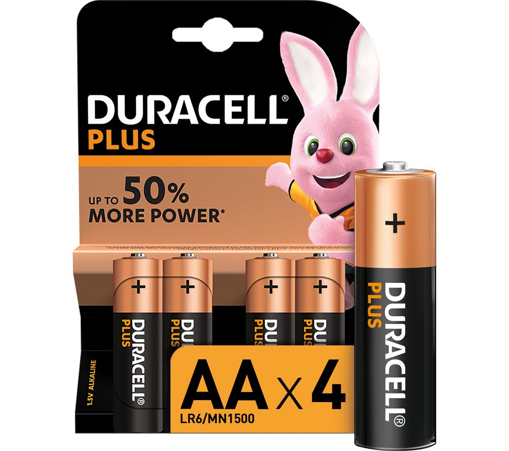 Buy Duracell Aa Plus Alkaline Batteries Pack Of 4 Free Delivery Currys