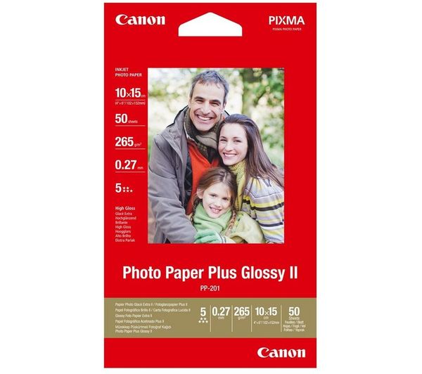 CANON 100 x 150 mm PP-201 Glossy Photo Paper review