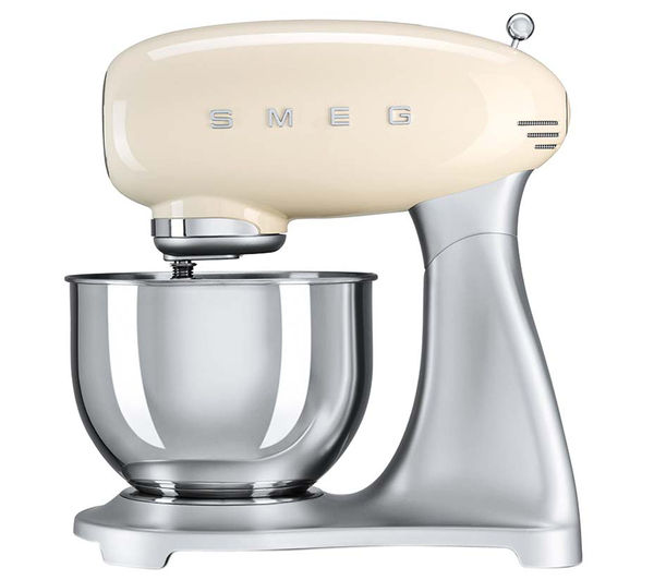 SMEG SMF01CRUK 50's Retro Stand Mixer - Cream, Cream
