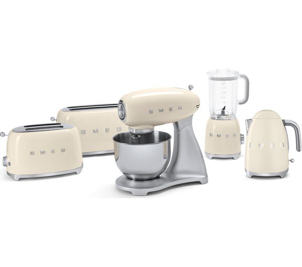Buy SMEG SMF01CRUK 50's Retro Stand Mixer Cream Free Delivery Currys