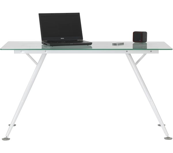 Buy ALPHASON Springfield Desk White Free Delivery Currys