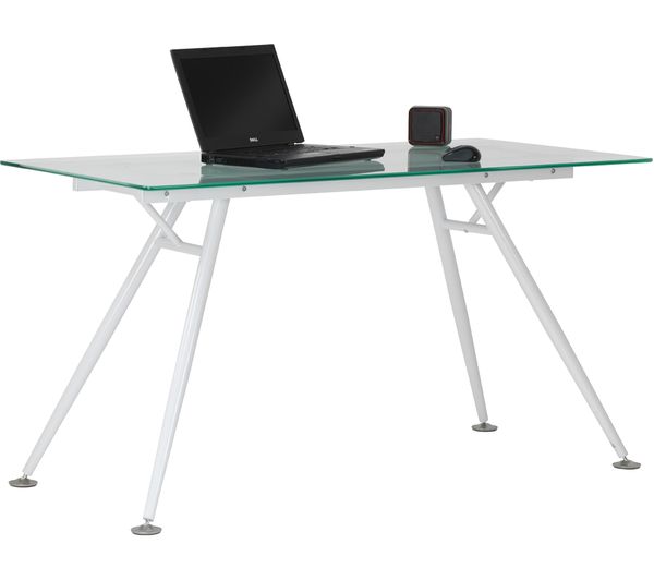 Buy ALPHASON Springfield Desk White Free Delivery Currys