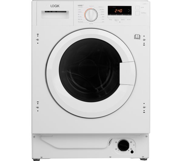 LOGIK LI8W6D17 Integrated 8 kg Washer Dryer