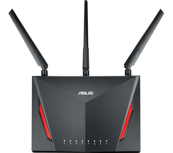 Image of ASUS RT-AC86U WiFi Cable & Fibre Router - AC 2900, Dual-band