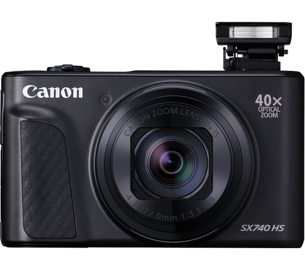 Image of CANON PowerShot SX740 HS Superzoom Compact Camera - Black