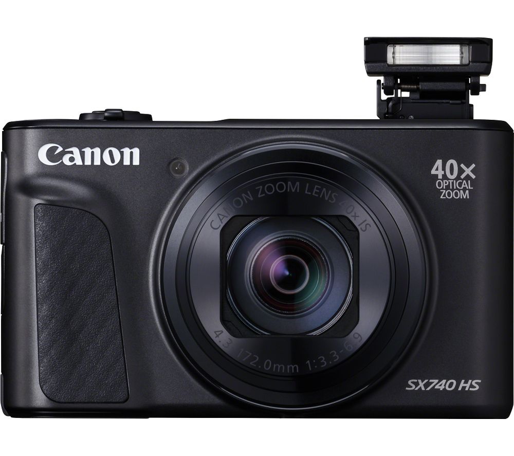 CANON PowerShot SX740 HS Superzoom Compact Camera - Black