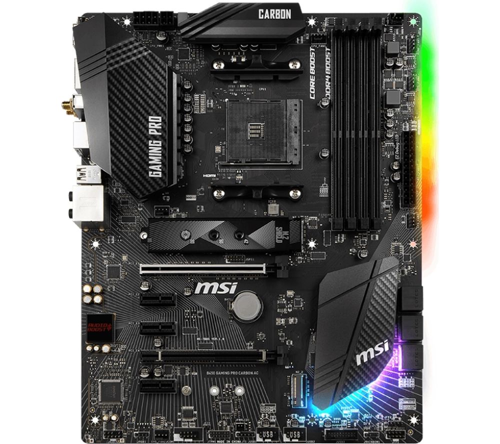 MSI B450 GAMING PRO CARBON AC AM4 Motherboard Deals | PC World