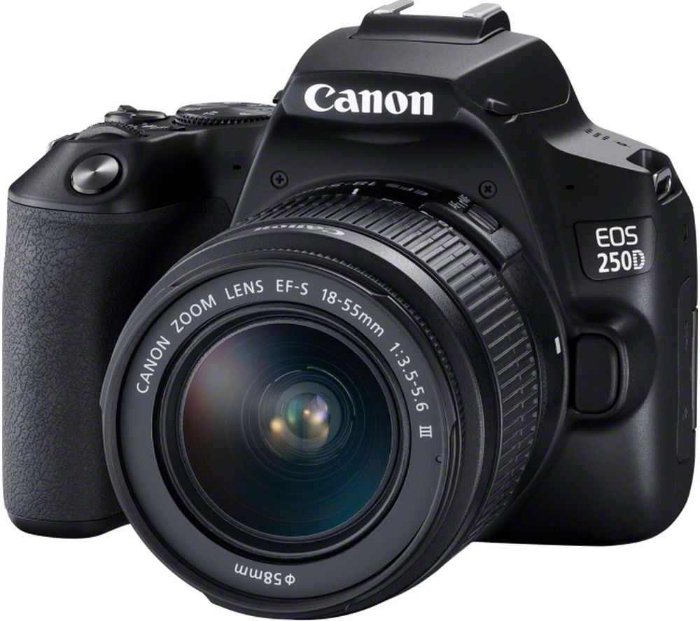 Buy Canon Eos 250d Dslr Camera With Ef S 18 55 Mm F35 56 Iii Lens Free Delivery Currys 