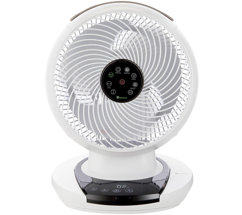 MeacoFan 1056 Portable 12? Desk Fan - White, White