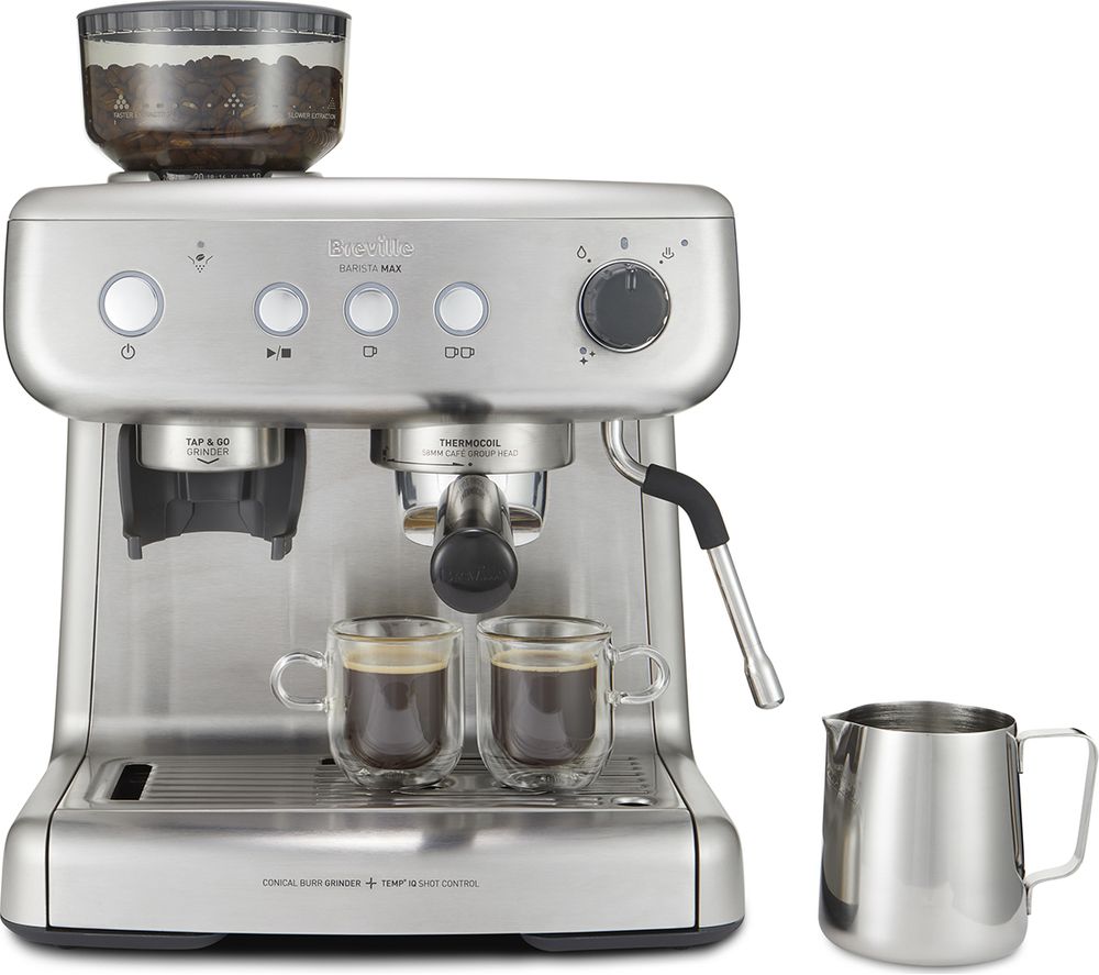 Buy BREVILLE VCF126 Barista Max Coffee Machine Stainless Steel Free