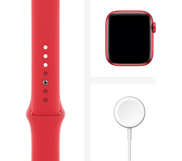 Download Apple Watch Series 6 Gps Cellular 44Mm Productred Aluminium Case With Productred Sport Band Background