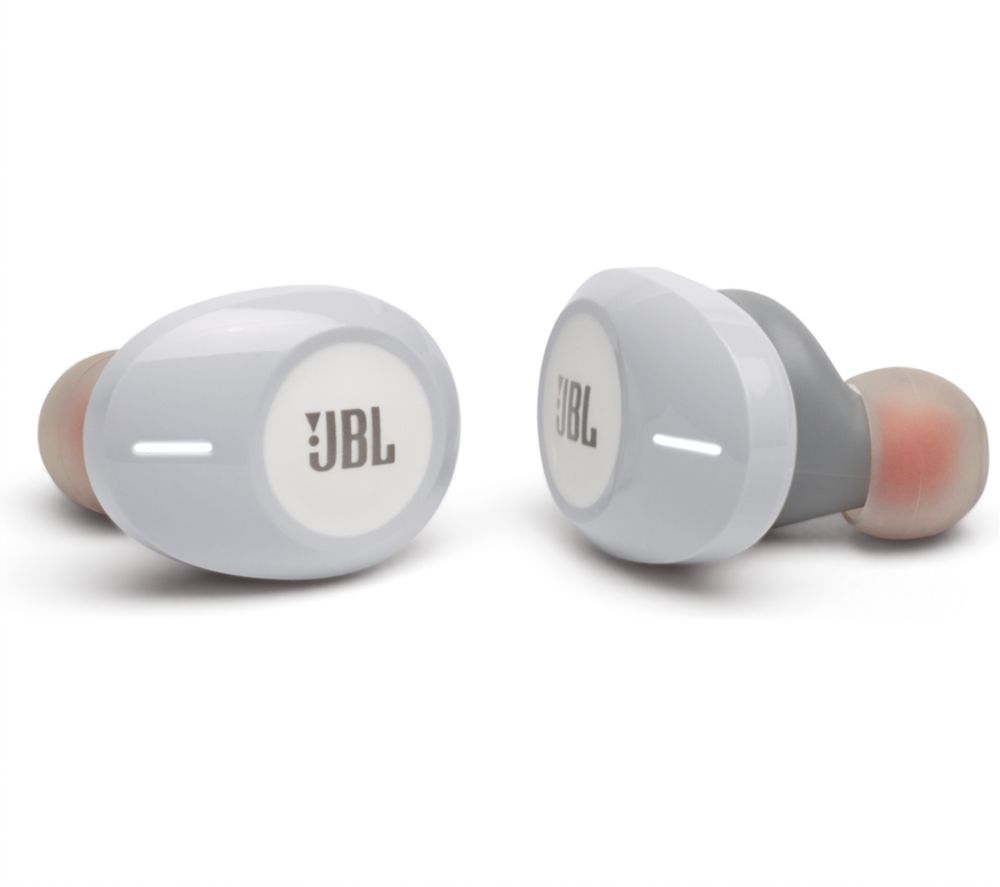JBL Tune 125TWS Wireless Bluetooth Earbuds - White, White