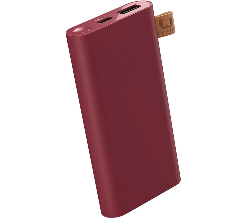 FRESH N REBEL 2PB6000RR Portable Power Bank - Ruby Red