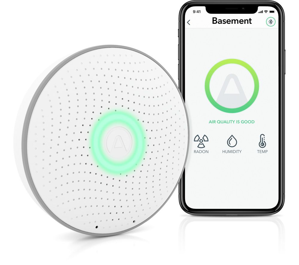 AIRTHINGS Wave Radon Indoor Air Quality Monitor