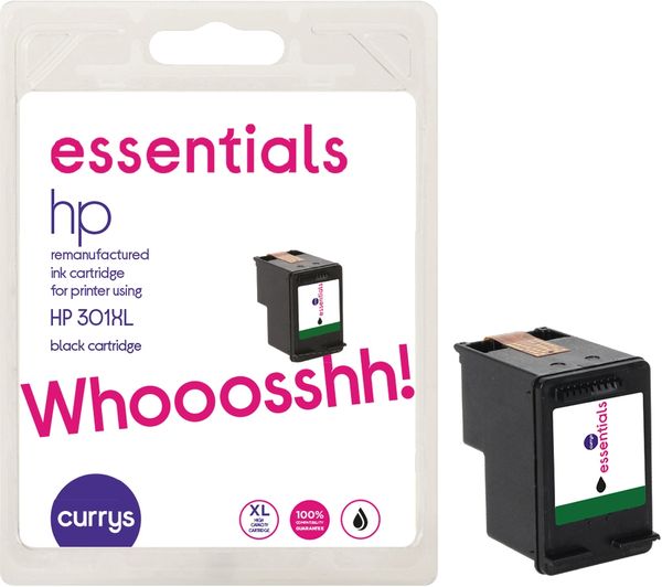 Essentials Hp 301 Xl Black Ink Cartridge