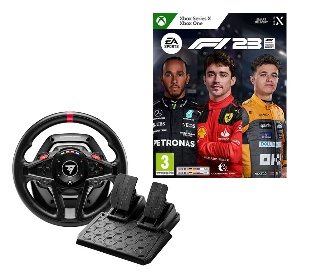 T128 Racing Wheel and Pedals for Xbox Series X/S & F1 23 Bundle