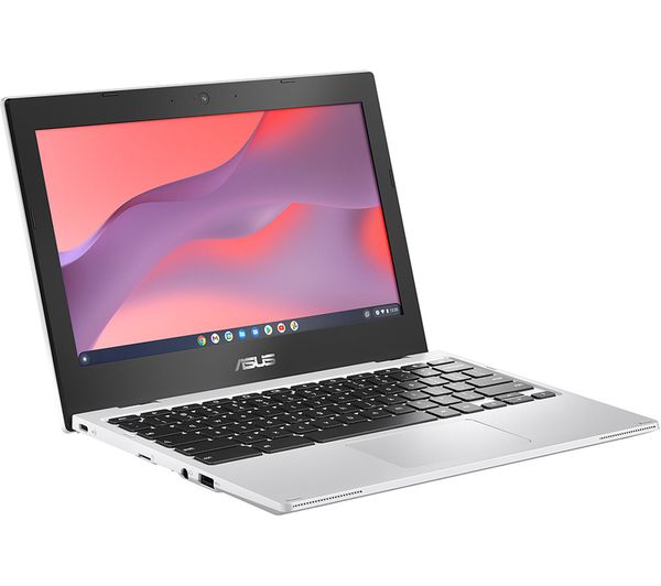 Image of ASUS CX1 11.6" Chromebook - Intel® Celeron®, 64 GB eMMC, Silver