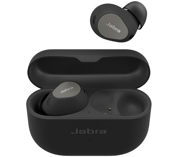 Image of JABRA Elite 10 Wireless Bluetooth Noise-Cancelling Earbuds - Titanium Black