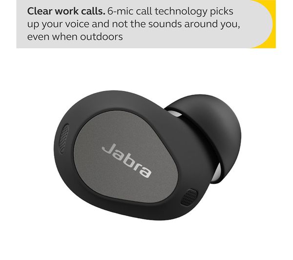 JABRA Elite 10 Wireless Bluetooth Noise-Cancelling Earbuds
