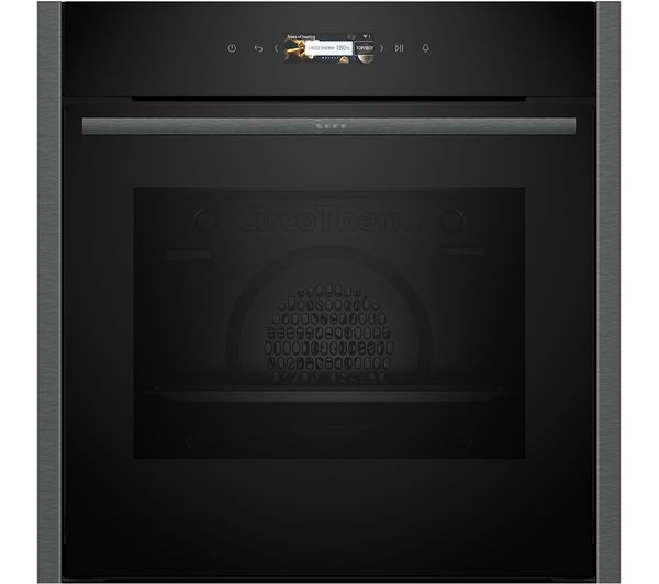 Image of NEFF B24CR71G0B Electric Pyrolytic Smart Oven - Graphite