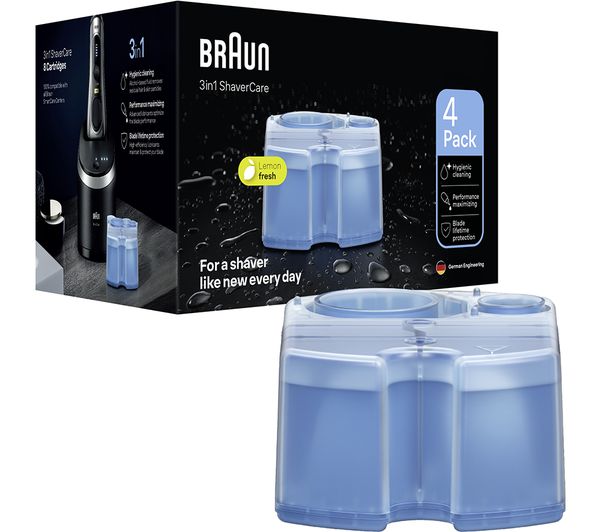 Braun 3 In 1 Shavercare Refill Cartridges Pack Of 4 Braun 3 In 1 Shavercare Refill Cartridges Pack Of 4