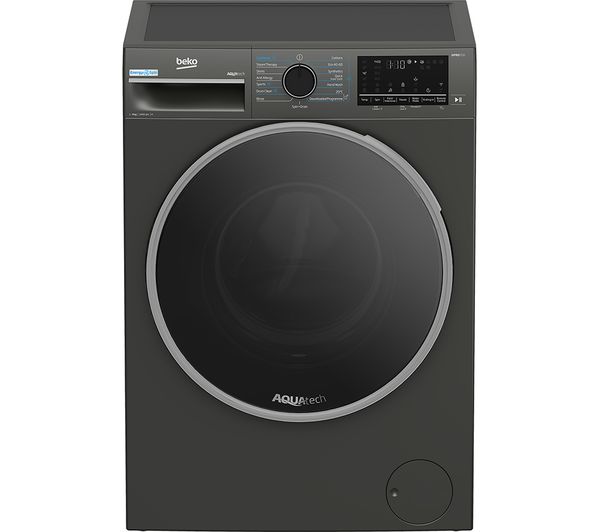 Beko Pro Energyspin Aquatech B5w59411ag Bluetooth 9 Kg 1400 Spin Washing Machine Graphite