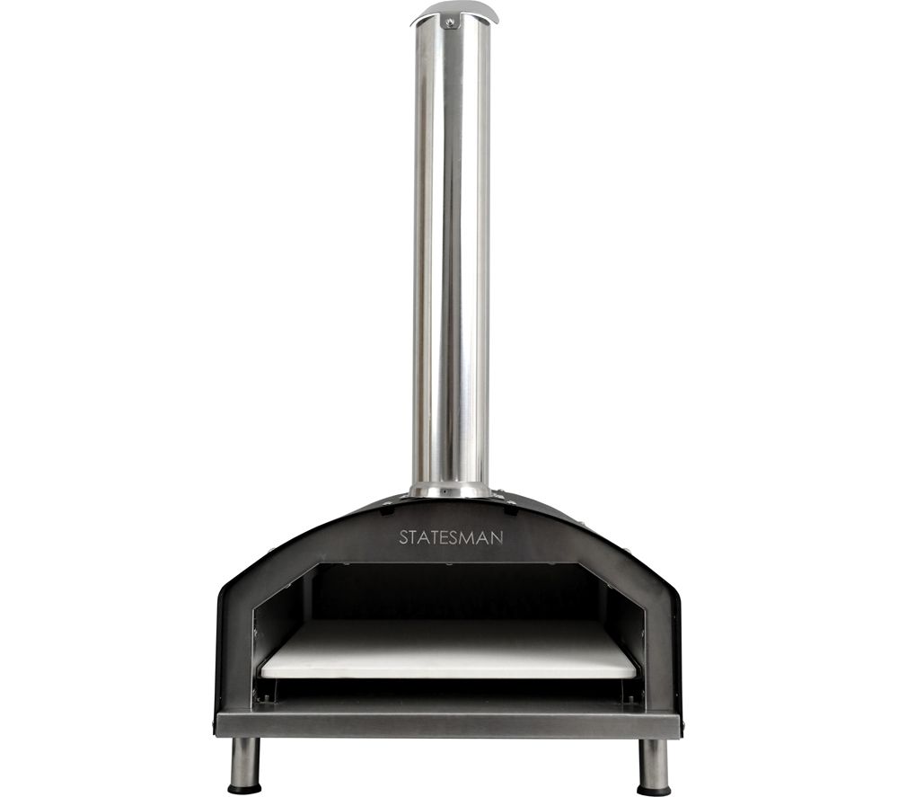 SKPO0W13SS Wood Pellet Pizza Oven - Black & Silver