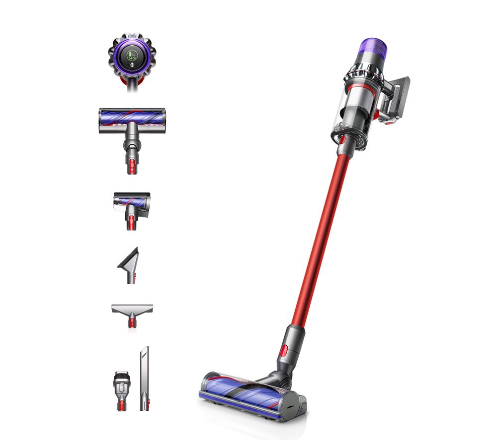 V11 Extra Cordless Vacuum Cleaner - Red & Purple