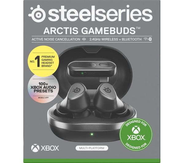 STEELSERIES Arctis GameBuds Wireless Noise-Cancelling Gaming