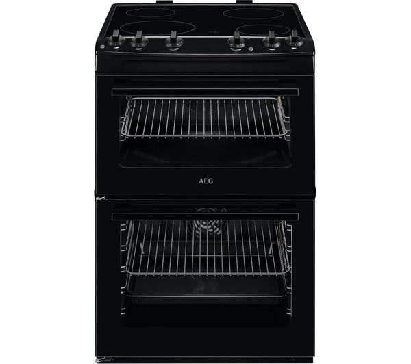 Aeg 5000 Surroundcook Ccx6501acb 60 Cm Electric Ceramic Cooker Black