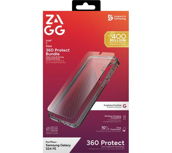 ZAGG Galaxy S24 FE Luxe Case & Screen Protector Bundle