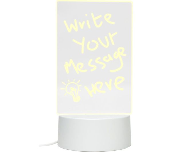 Red5 Light Up Memo Board White