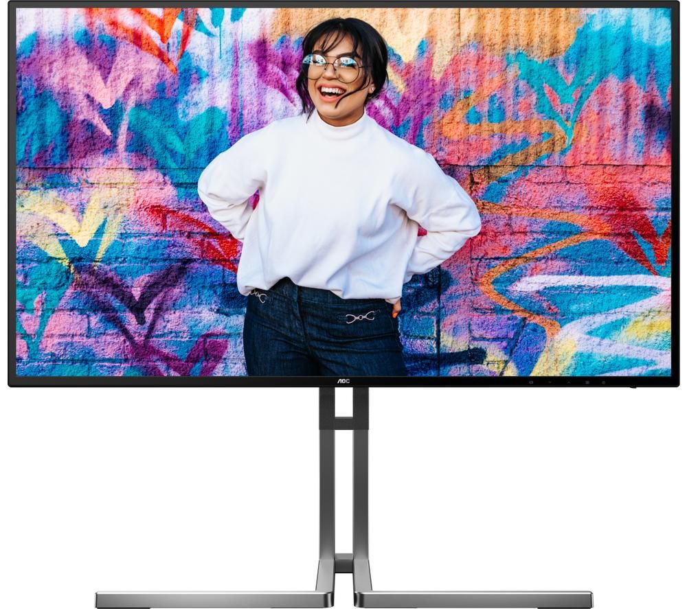 U27U3CV 4K Ultra HD 27" Nano IPS WLED Monitor - Black