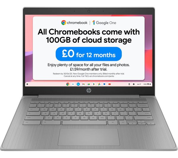 Hp 14a Ne1500sa 14 Chromebook Intel® Celeron® 64 Gb Emmc Grey