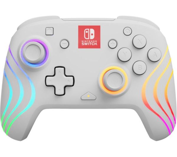 Turtle Beach Pdp Afterglow Wave Wireless Controller For Nintendo Switch White